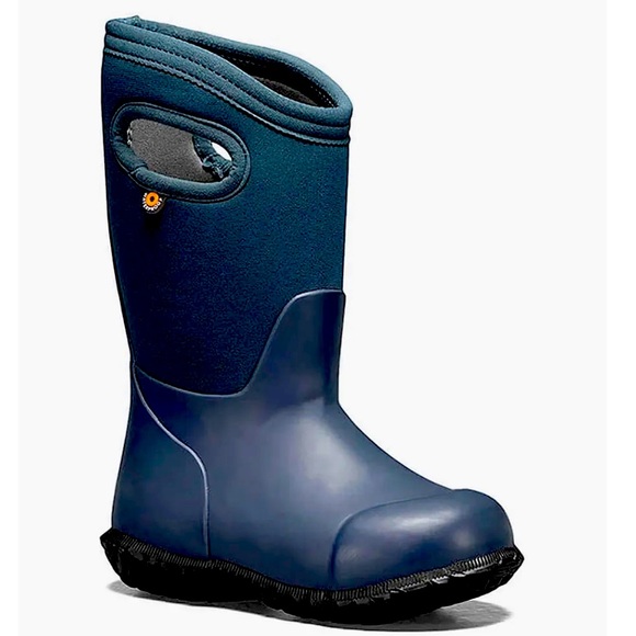 Like New! Little Kid/Toddler Bogs York Insulated Rain Boots, Navy, Size 8 - Picture 1 of 5